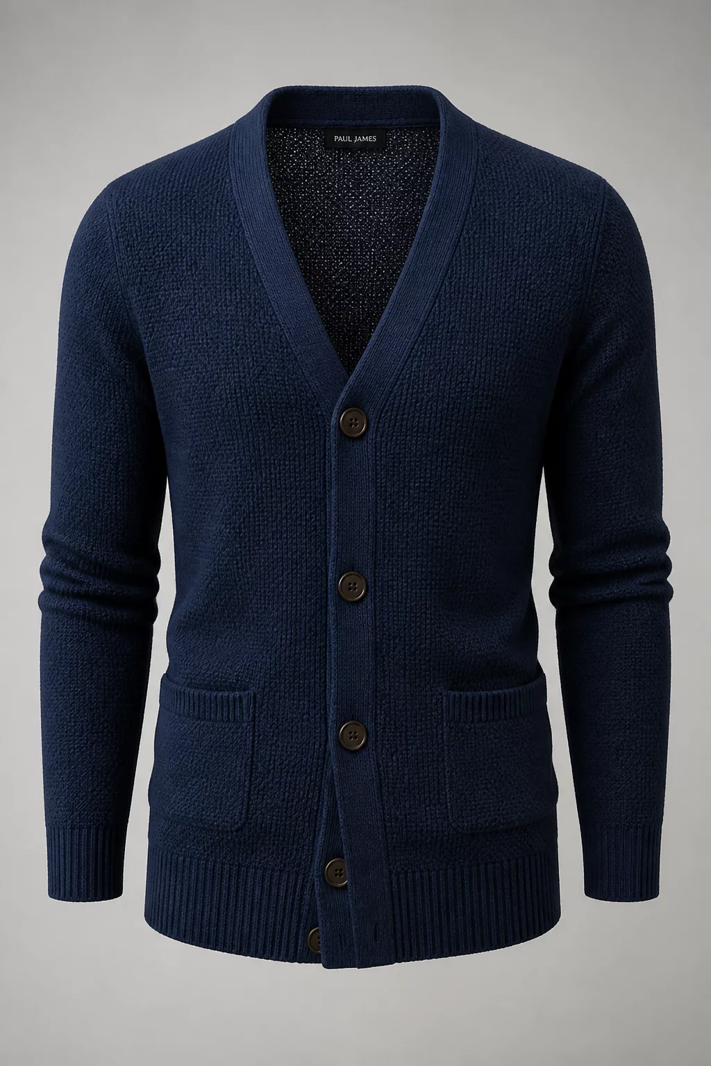 V-Neck Knitted Cardigan